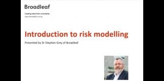 Introduction to cost risk modelling