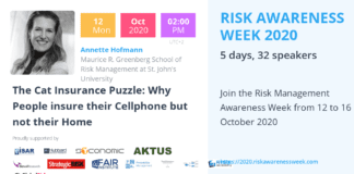 RAW2020: The Cat Insurance Puzzle: Why People insure their Cellphone but not their Home