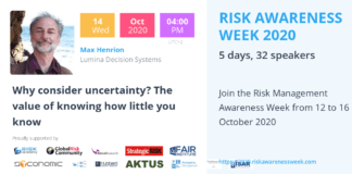 RAW2020: Why consider uncertainty? The value of knowing how little you know